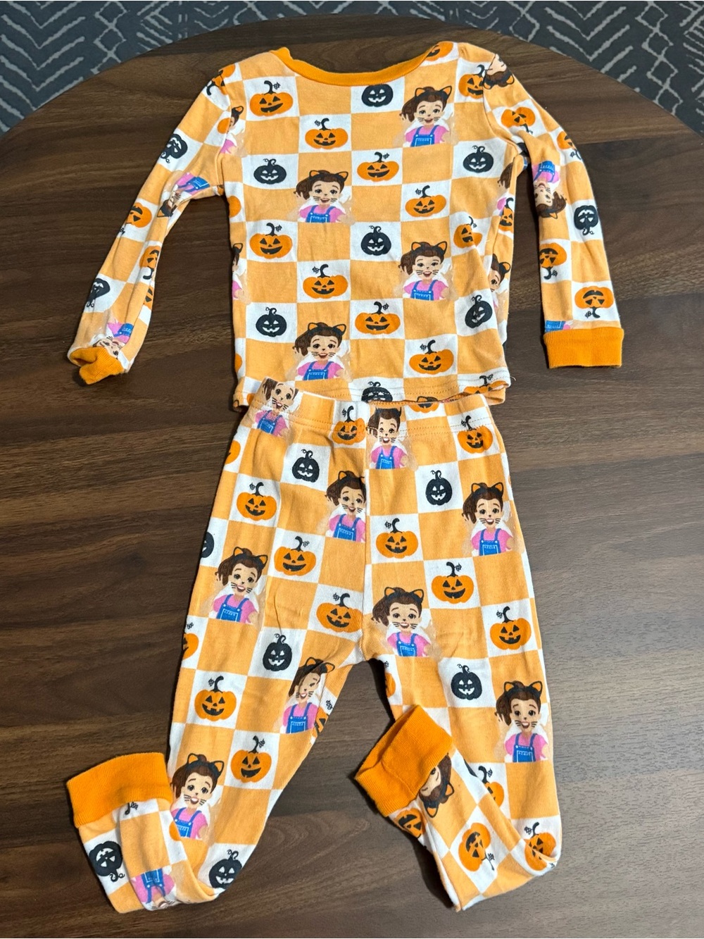 Girls Ms. Rachel Halloween pajama set